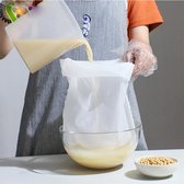 Maxium - Sac à lait de noisette - Sac tamis - Passe linge - Nettoyage facile - Etamine - Séchage rapide - Anti-moisissure - 30 x 45 cm