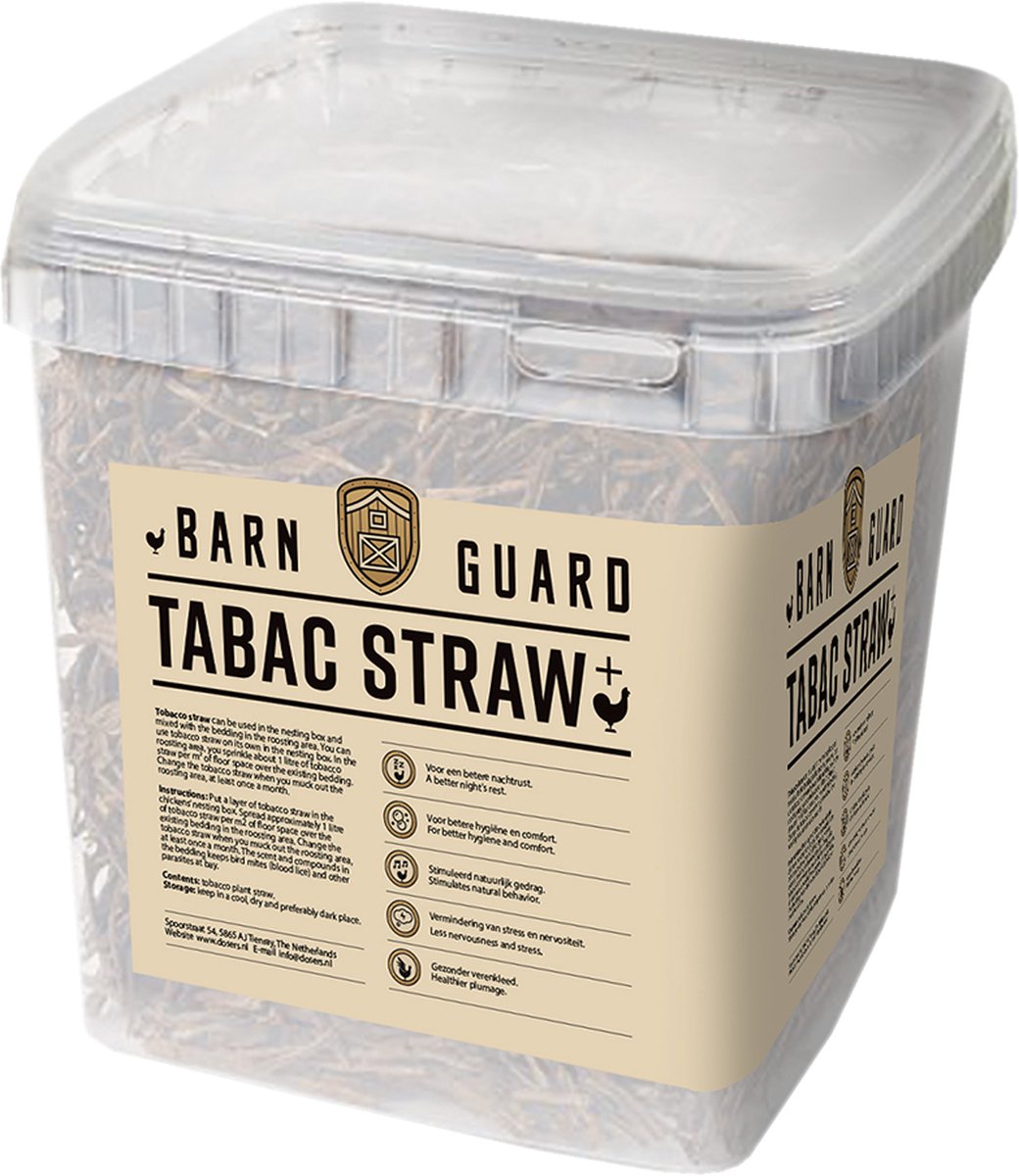 Barnguard -  Tabac Straw - Natuurlijke Bloedluis Behandelen - Barn Guard
