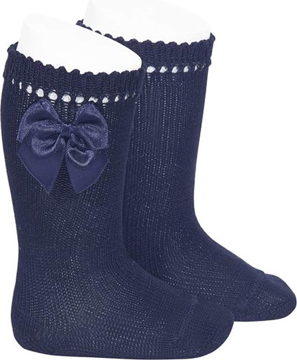 Cóndor Kniekous Cotton Strik | 2551/2 | Navy/Donkerblauw | 12-18 mnd | maat 1