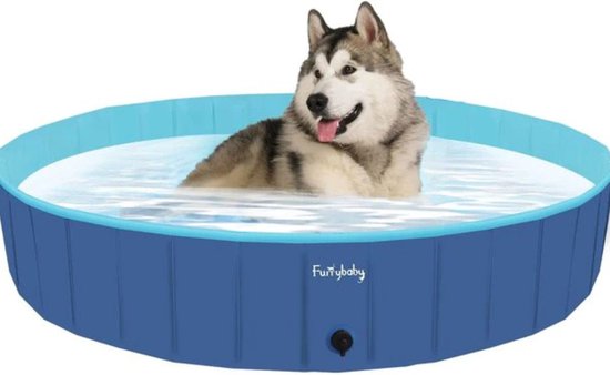 Zwembadje voor kinderen en huisdieren maat XL - Hondenzwembad - Hondenbad - Bad voor Honden, Huisdieren - Opzetzwembad - 160x160x30cm