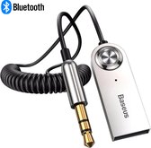 AdroitGoods USB Bluetooth Aux Receiver Ontvanger - Auto - Bluetooth 5.0 Zender - Transmitter - Kabel - Carkit