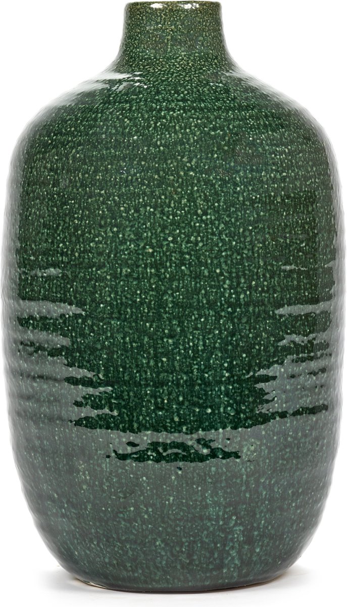 Serax Vaas - aardewerk - groen - D22,5 x H36,5 cm