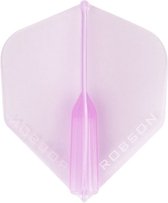 Robson Plus Dartflights - Crystal Clear Roze