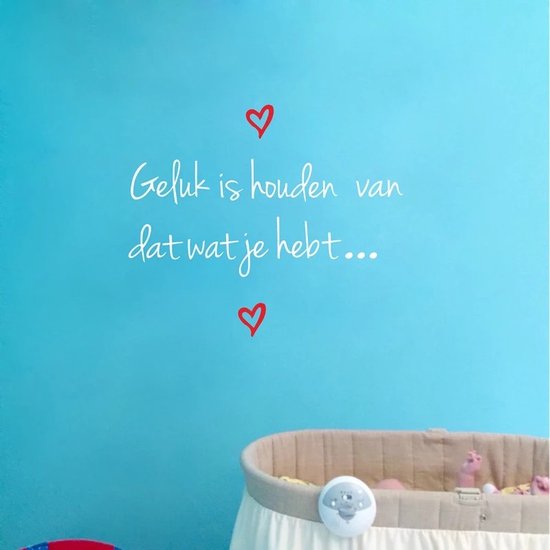 Merkloos - muursticker - quotes - Nederlandse tekst - liefdevolle tekst