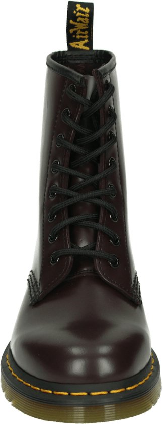 Dr. Martens 1460 BURGUNDY SMOOTH - Volwassenen VeterlaarzenHalf-hoge  schoenen - Kleur:... | bol.com