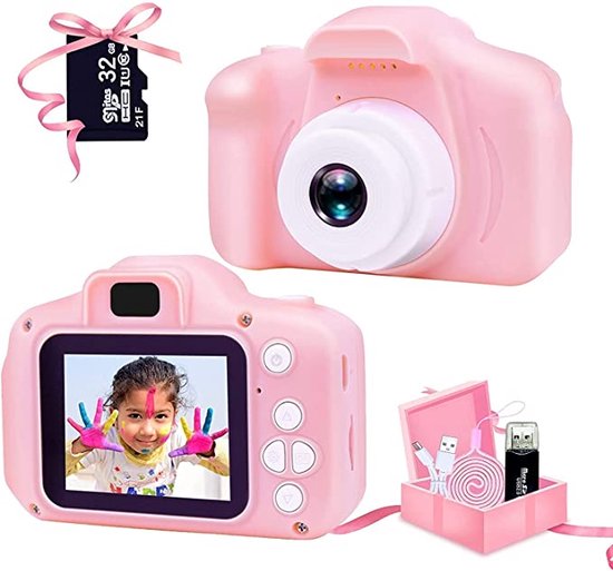 Fototoestel voor kinderen - Digitale mini kindercamera Foto en video camera -... | bol.com