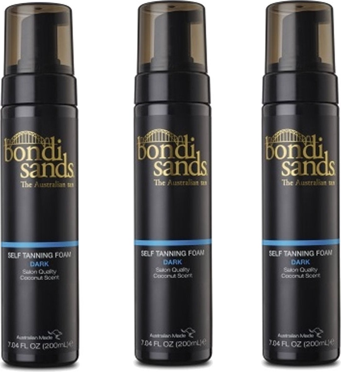 BONDI SANDS - Self Tanning Foam Dark - 3 pak
