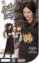 Spider Lady griezel kostuum vrouw - Maatkeuze: Maat S