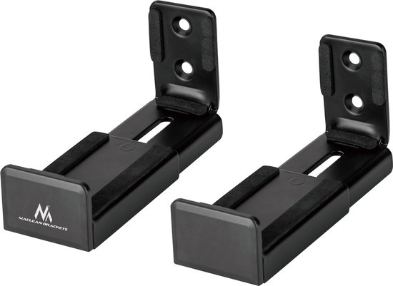 Maclean - Universele Soundbar Beugel - Muurmontage - Bevestiging verstelbare diepte 90 ~ 154 mm tot 15kg 2x Beugels Paar van Maclean — afbeelding 4