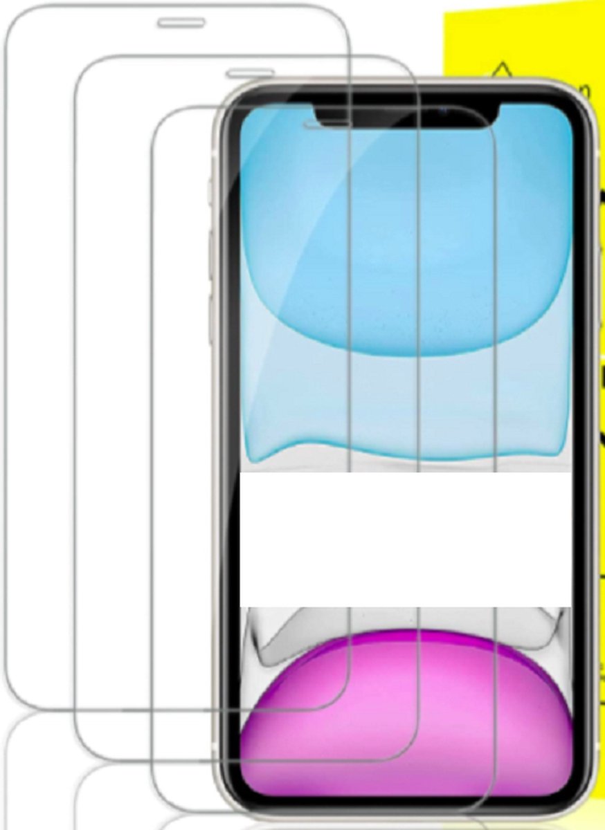 Screenprotector iPhone X / XS / 11 Pro, Gehard Glas Schermbeschermer 1 stuk