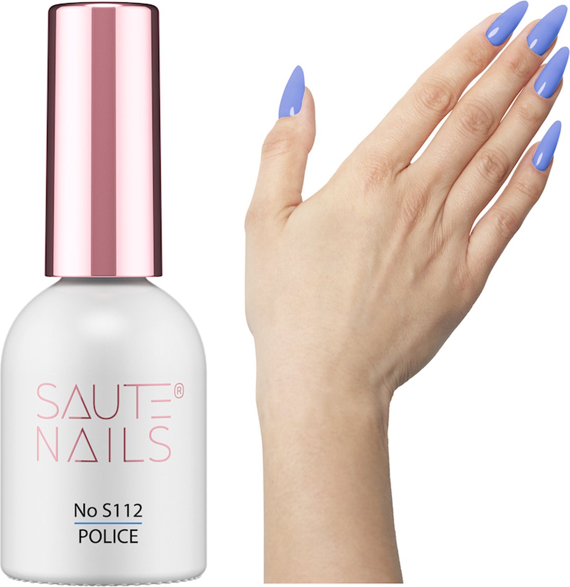 SAUTE Nails Blauw UV/LED Gellak 8ml. - S112 Police