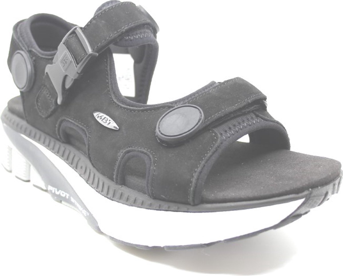 MTR SANDAL M, 702836 03U, Zwarte heren sandalen in een dynamic uitvoering