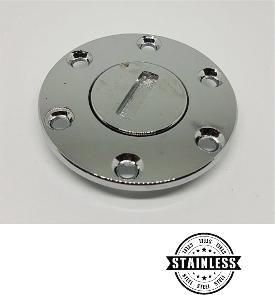 1 stuks RVS loosplug-Lensplug-Bootplug.
