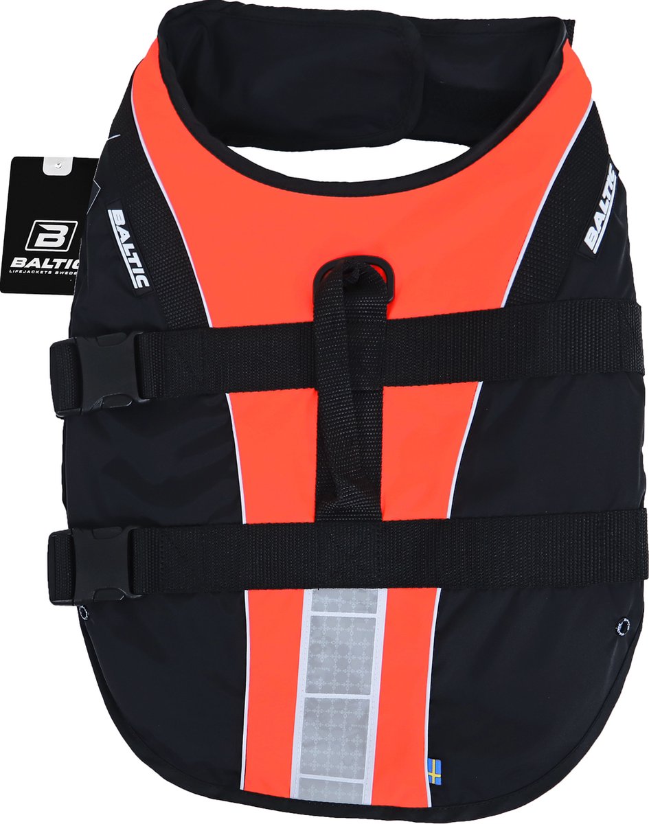 Bol.com Baltic - Hondenzwemvest Mascot - Oranje / Zwart - XL - 40+ kg aanbieding