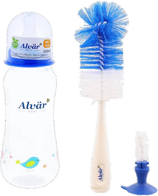 Goupillon Biberon, Taozoey 3 en 1 Brosse Biberon Bébé, sans BPA