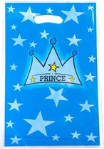 Fako Bijoux® - Uitdeelzakjes - 10 stuks - Traktatie Zakjes Voor Uitdeelcadeautjes - Uitdeelzakjes Kinderfeestje - Verjaardag - 16.5x25cm - Prince