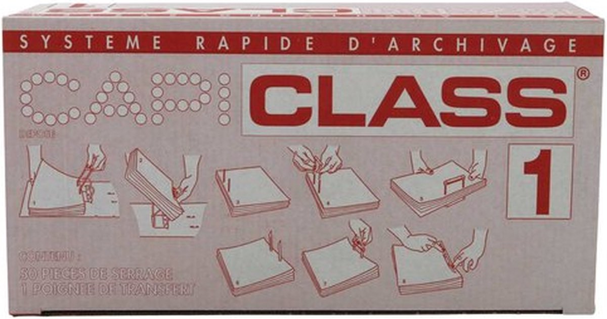 CapiClass 1 Bundelbeugel - 50 stuks - Rood - Class
