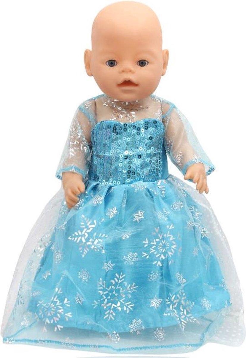 Favorite Things - Prinses Elsa Jurk - Geschikt voor een pop van 43 cm - Favorite Things