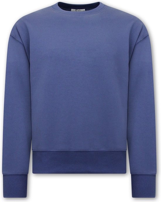 Foto: Basic oversize fit sweatshirt blauw