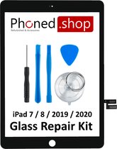 Scherm Reparatiekit geschikt voor Apple iPad 7 / 8 / 2019 / 2020 Origineel Digitizer Scherm Display Glas Touchscreen | Inclusief Tools | 10,2 inch | Zwart | Phoned.shop