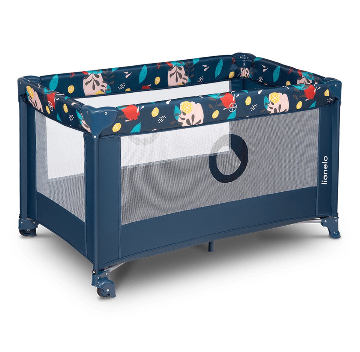 Lionelo Stefi Campingbedje 3 in 1 - Baby Bed / Inklapbare Box / Reisbedje - 60x120 cm - 0-36 maanden / tot 15 kg - MET comfort MATRAS - Zij-ingang met rits - Wielen - Transporttas thumbnail 2