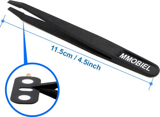 Caméra arrière à lentille en Glas MMOBIEL pour iPhone 13 Pro / 13 Pro Max - Pince à Brucelles et chiffon inclus