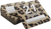 Bierviltjes 21-Diner | Panter / Jungle (20 stuks)
