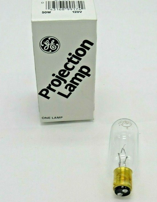 General Electric Projection Lamp CAX 50W 120V