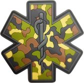 3D Patch Star of Life CAMOUFLAGE contour 8cm