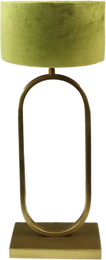 Light & Living Lampenkap Gemstone Ovaal Goud 45x21x32cm kopen? ⏩ Giga