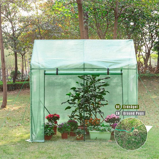 Polycarbonaat Tuinkas Dahlia Spar Groen 13,29 m² - Optimale isolatie voor uw planten