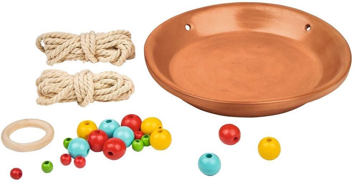 Vogel Drinkschaaltje Hanger Keramiek - 20cm - Krabbelkäfer