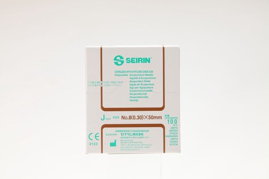 Seirin J-Type Needle-0,30 x 50 mm -  seirin -  j-type -  dry needle -  naalden -  needles -  seirin