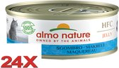 Almo Nature HFC - Kattenvoer - Jelly Makreel - 24x70gr