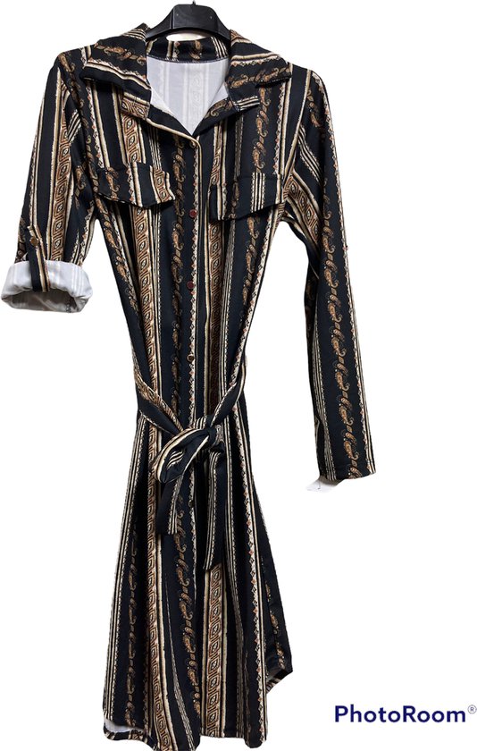 Hemdjurk Zwart One size met lange of driekwart mouwen bol