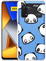 Xiaomi Poco M4 Pro Hoesje Panda Emotions - Designed by Cazy