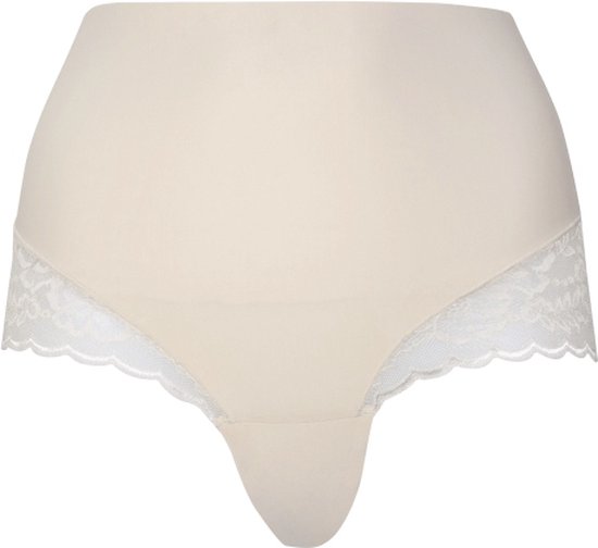 MAGIC Bodyfashion Tummy Shaper Lace Dames Corrigerend ondergoed - Latte - Maat S