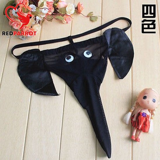 Erotische onderbroek met slurf | Grappig ondergoed | Sexy string |  Erotische string |... | bol.com