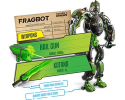GigaBots Fragbot - Energy Core actiefiguur - 33 cm - 33 onderdelen
