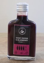 Saus Met Pit - Blueberry Hot Sauce met Ghost Pepper