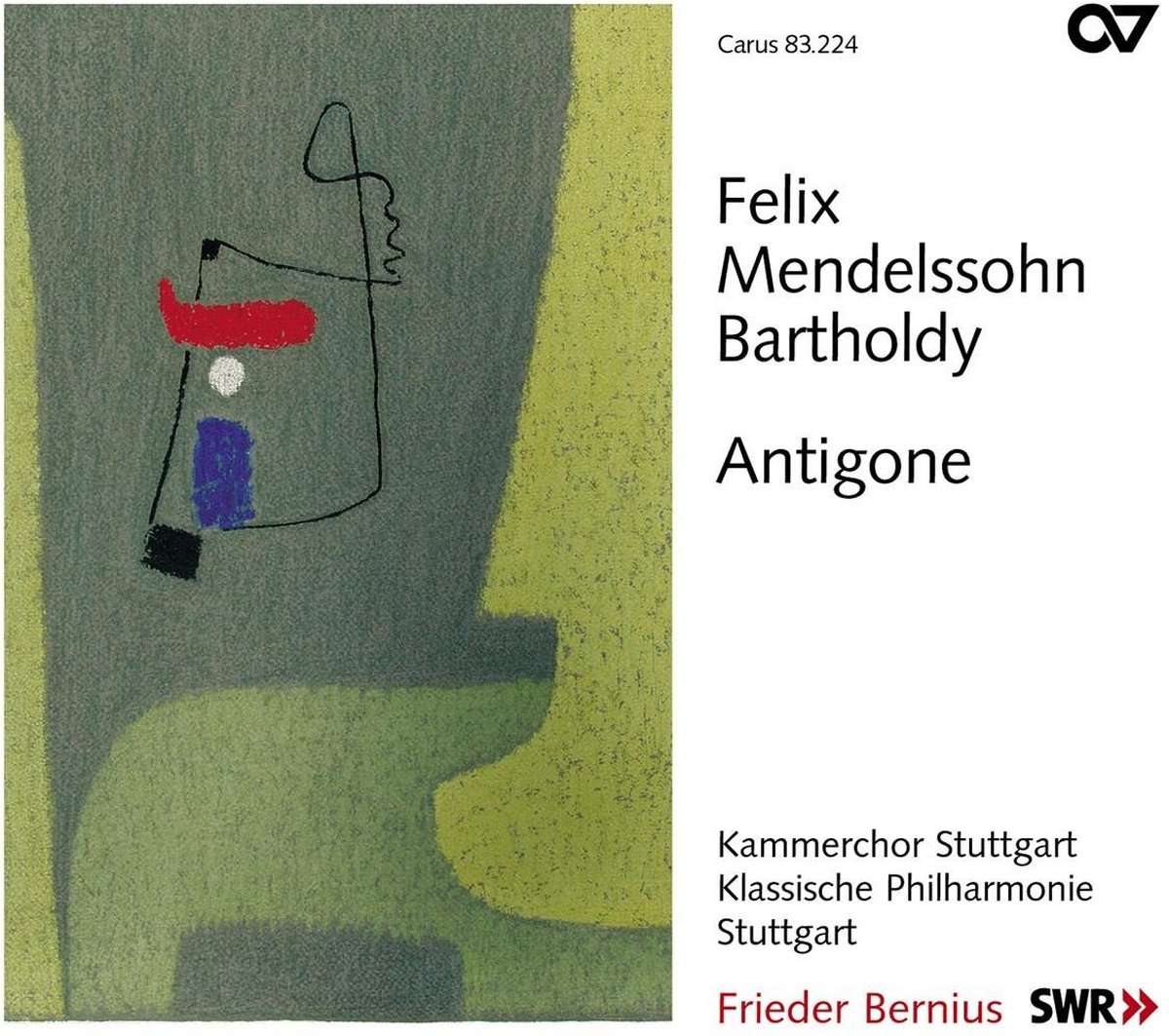 Kammerchor Stuttgart, Klassische Pholharmonie, Frieder Bernius - Mendelssohn: Antigone (CD)