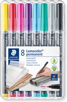 STAEDTLER Lumocolor permanent pen M 317 - Box 8 kleuren