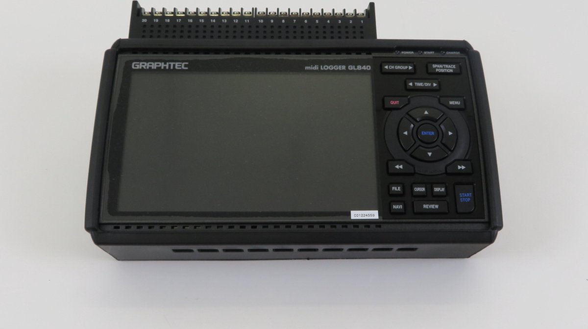Graphtec Datalogger set - 20 kanaals - GL840 - bestand tegen hoge spanningen - inclusief flightcase, batterijen, wifi adapter, kalibratiecertificaat