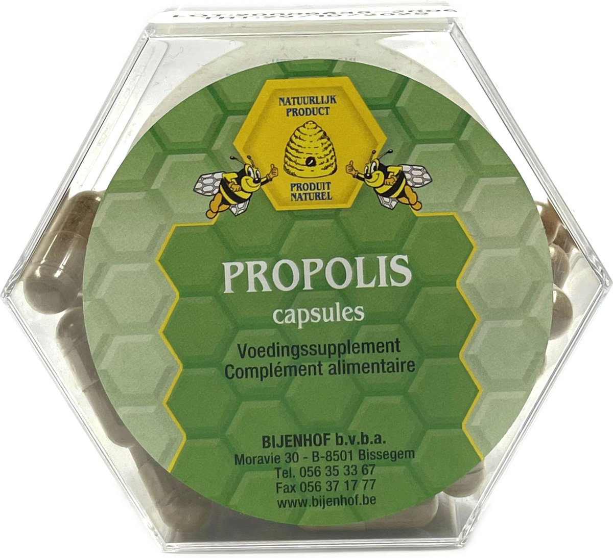 Koninginnebrij capsules 80 stuks Bijenhof 283mg per capsule België