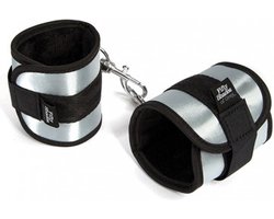 Fifty shades of grey - soft handboeien - zilver