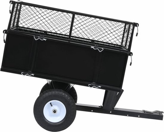 vidaXL - Kiepwagen - voor - zitmaaiers - 150 - kg van VidaXL — afbeelding 4