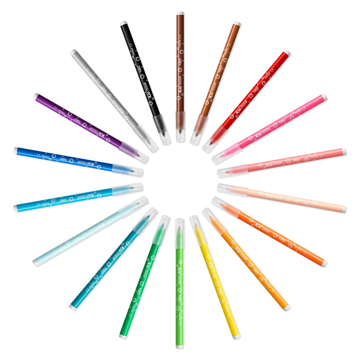 Marqueur de couleur bic 219 kid couleur 1131 n-perm ass | bol