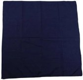 Zac's Alter Ego Bandana Effen marine blauw  Blauw