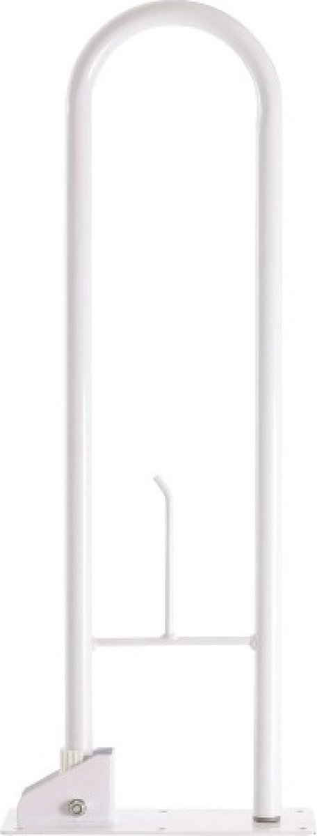 Moretti Handgreep toiletbeugel - Opklapbaar 75 cm lang - Wit