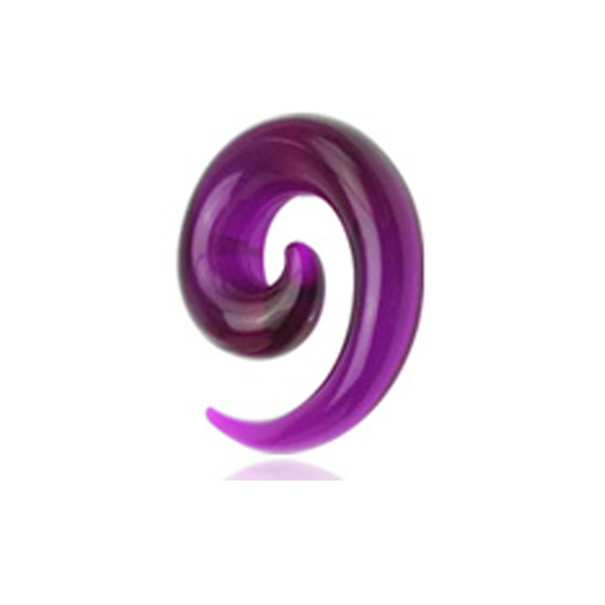 3 mm spiraal paars ©LMPiercings